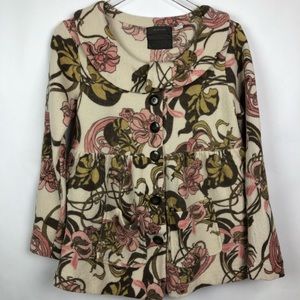 Anthropologie | Guinevere Button Up Jacket | L